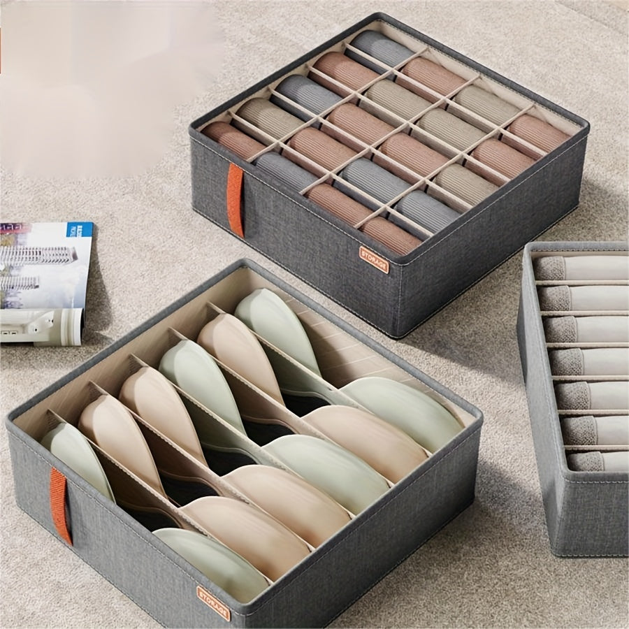 Organizador de almacenamiento de ropa interior para sujetadores, calcetines y pantalones en cajón o armario