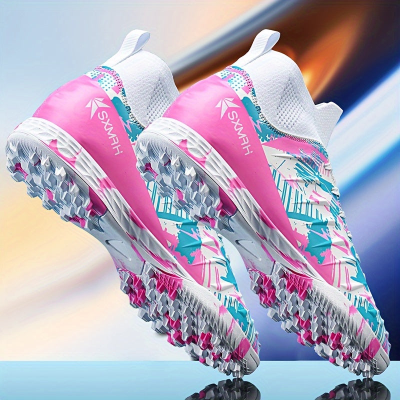 Boys Casual Soccer Cleats All-Season Low Top Fabric Upper Rubber Sole