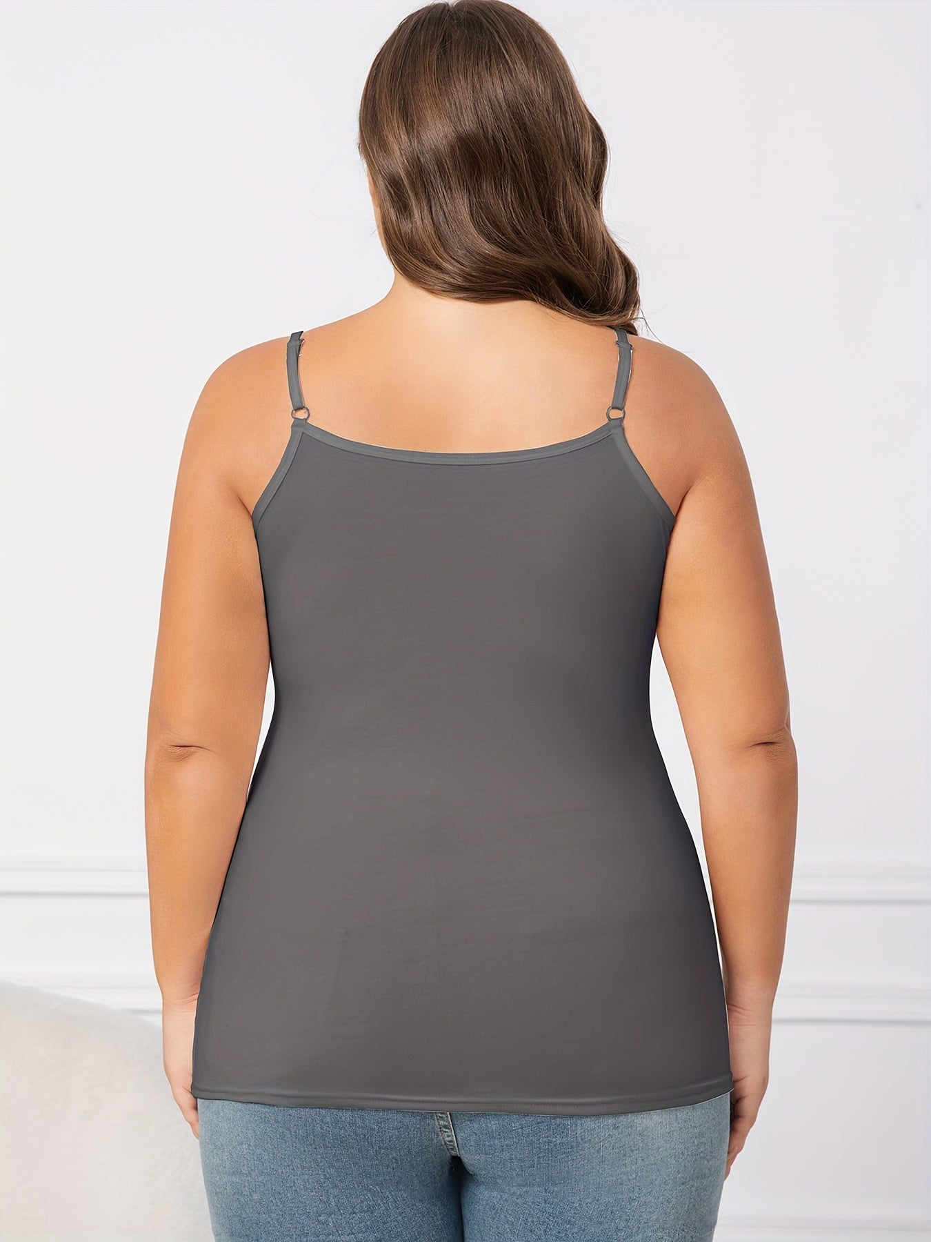 Women's Tank Tops 4 Pack Soft Polyester Blend Sleeveless Casual in Gray Red White Black