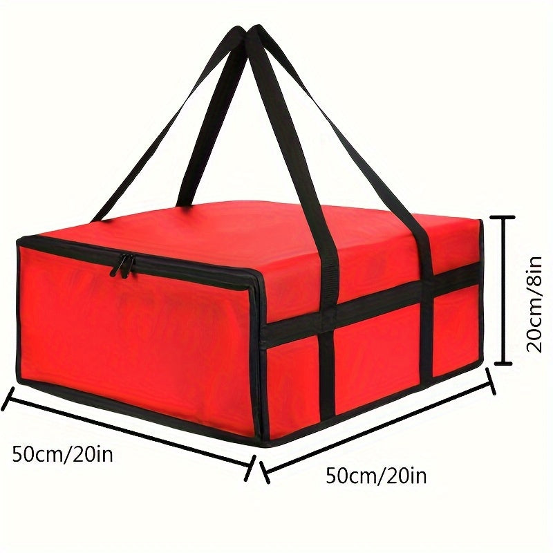 Insulated Pizza Delivery Bag, Sturdy Eco-Friendly Lunch Carrier for Work and School