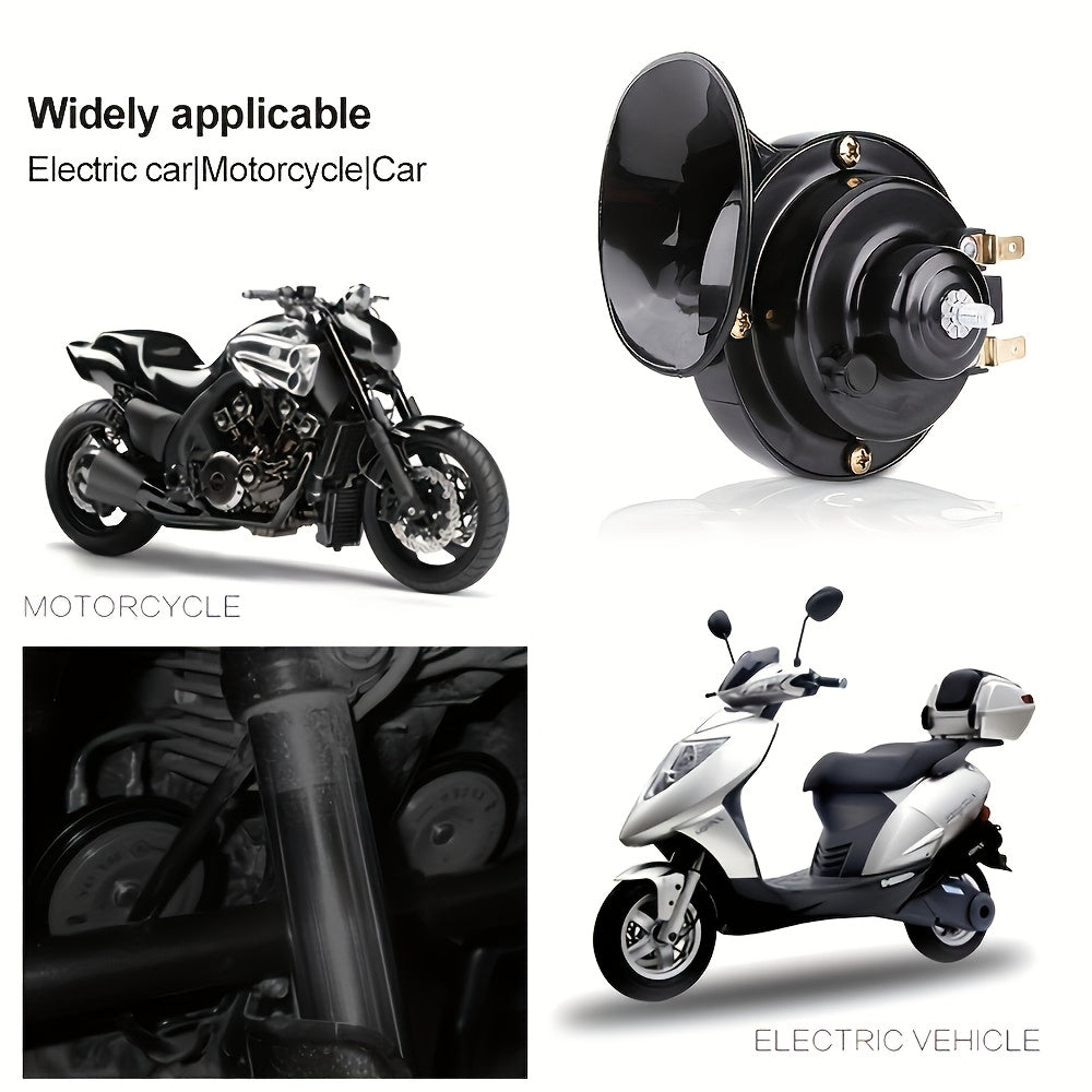 12V Air Snail Car Horn for Trucks SUVs RVs Boats Loud Camping Moose Scare