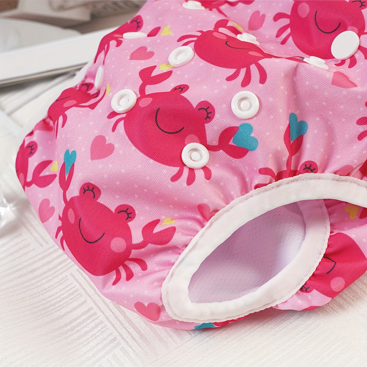 Adjustable Reusable Cloth Swim Diaper for Kids One Piece Training Pants