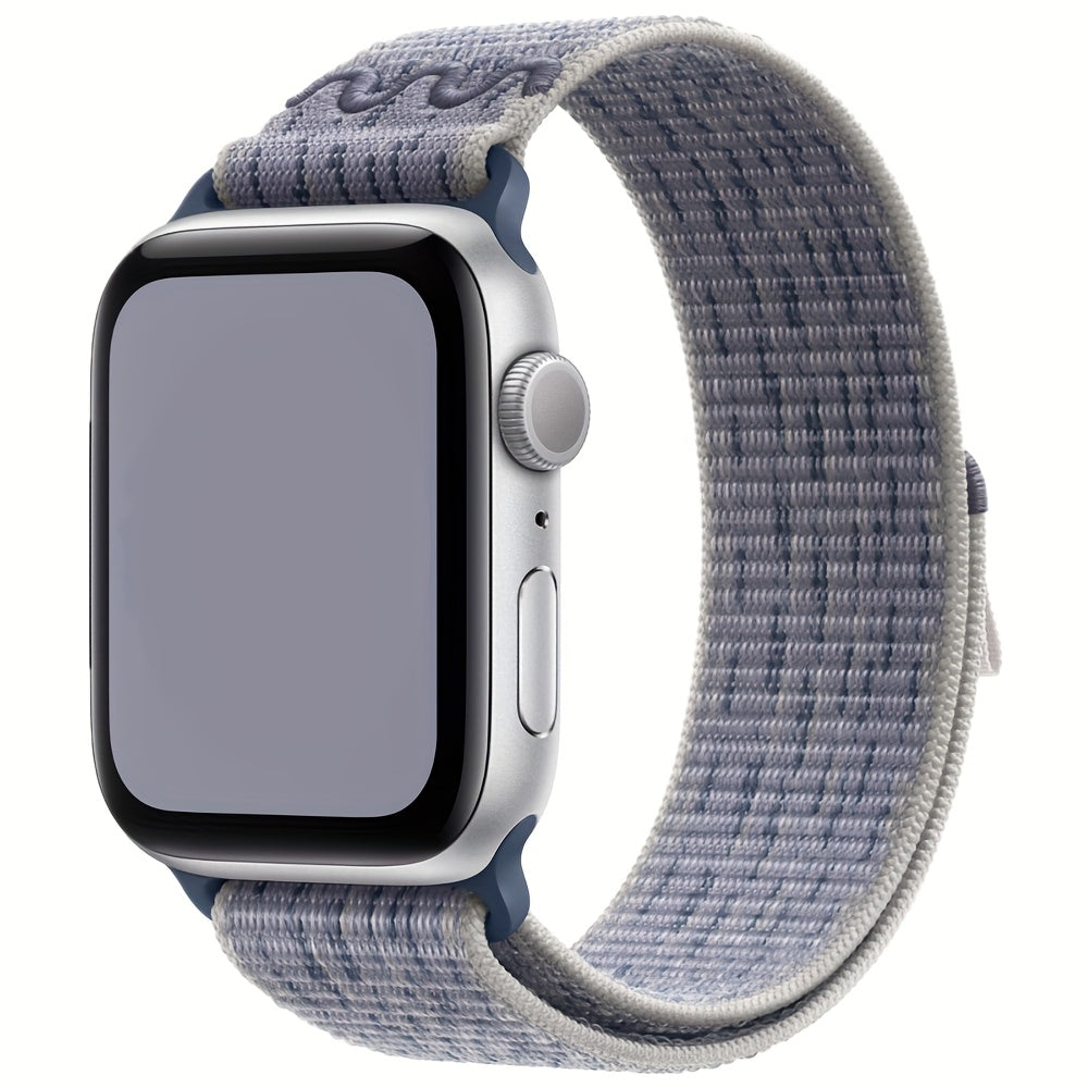 Nylon Elastic Solo Loop Strap for Apple Watch Series 1-10 Adjustable Sport Wristband for Men and Women