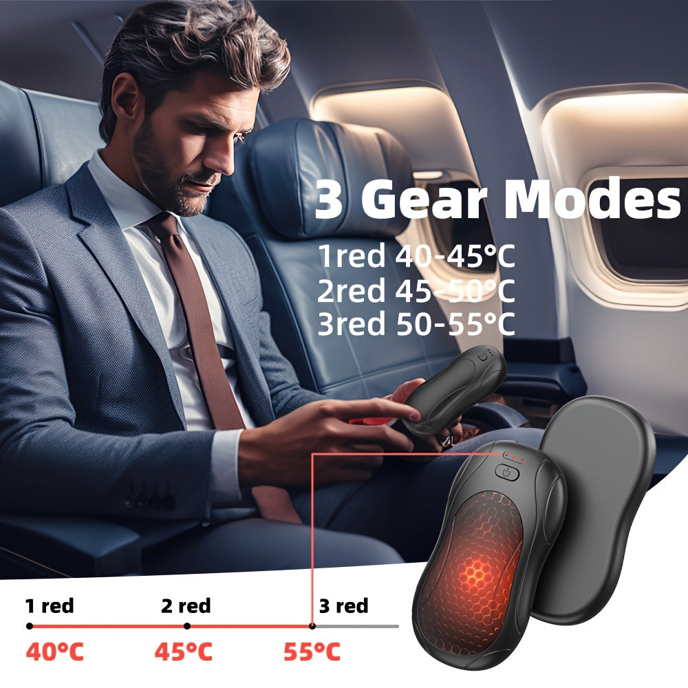 Rechargeable USB Hand Warmer Portable Electric Pocket Warmer 6000mAh