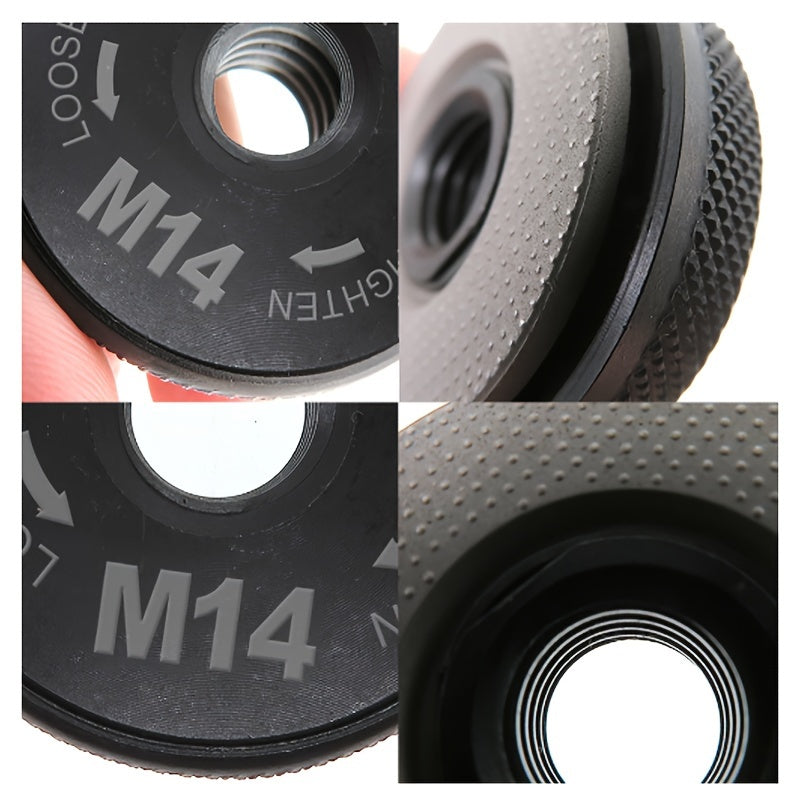 Self-Locking Angle Grinder Pressure Plate Chuck 45 Gauge Steel Metal Workpiece Accessory