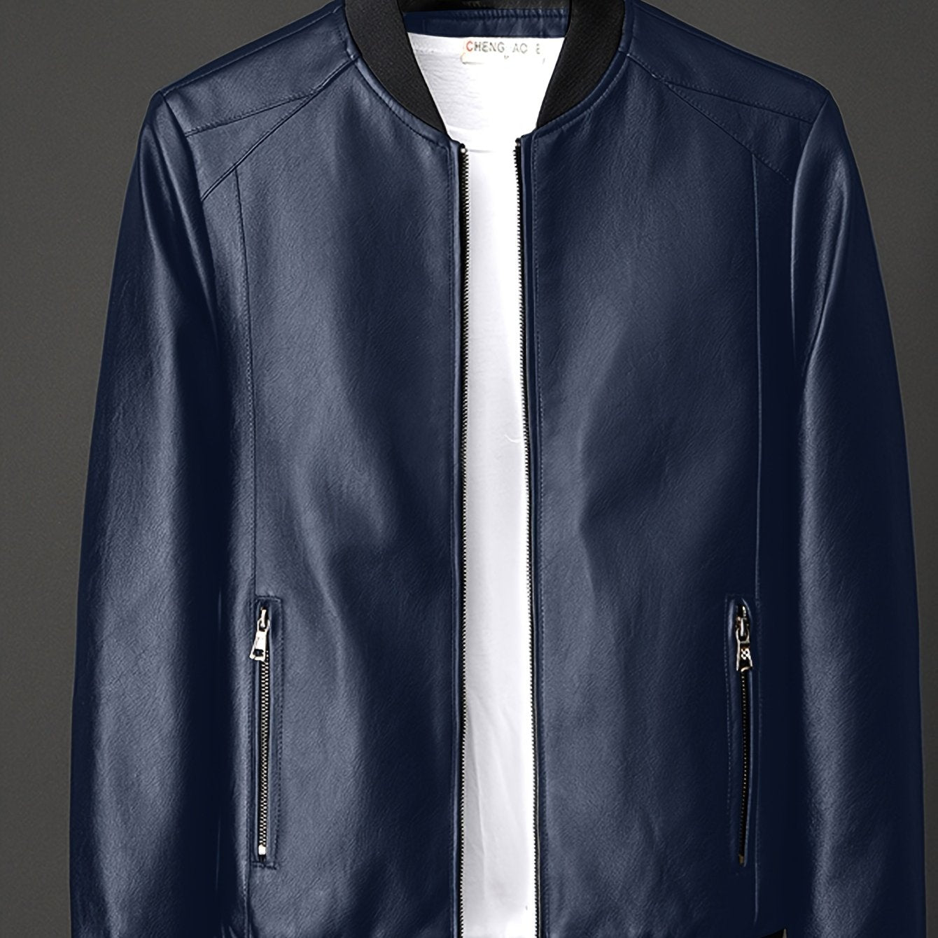 Erkaklar uchun amerika uslubidagi toraytiruvchi jaket, beysbol yaka va metall zip tafsilotlari bilan, tasodifiy va biznes kiyimlari uchun mos. Quvvat uchun mashinada yuvilishi mumkin, bahor va kuz uchun ideal.