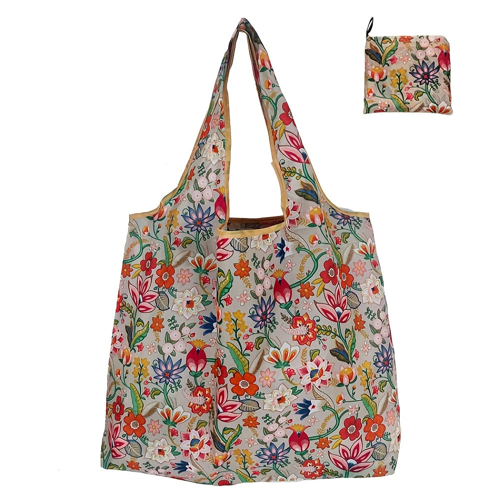 Katta sig'imli to'rtburchakli polyester xarid sumkasi, tutqichlari bilan egiluvchan oziq-ovqat sumkasi, suv o'tkazmaydigan va yuviladigan, sayohat, piknik, lager va ochiq havoda yuklash uchun mukammal.