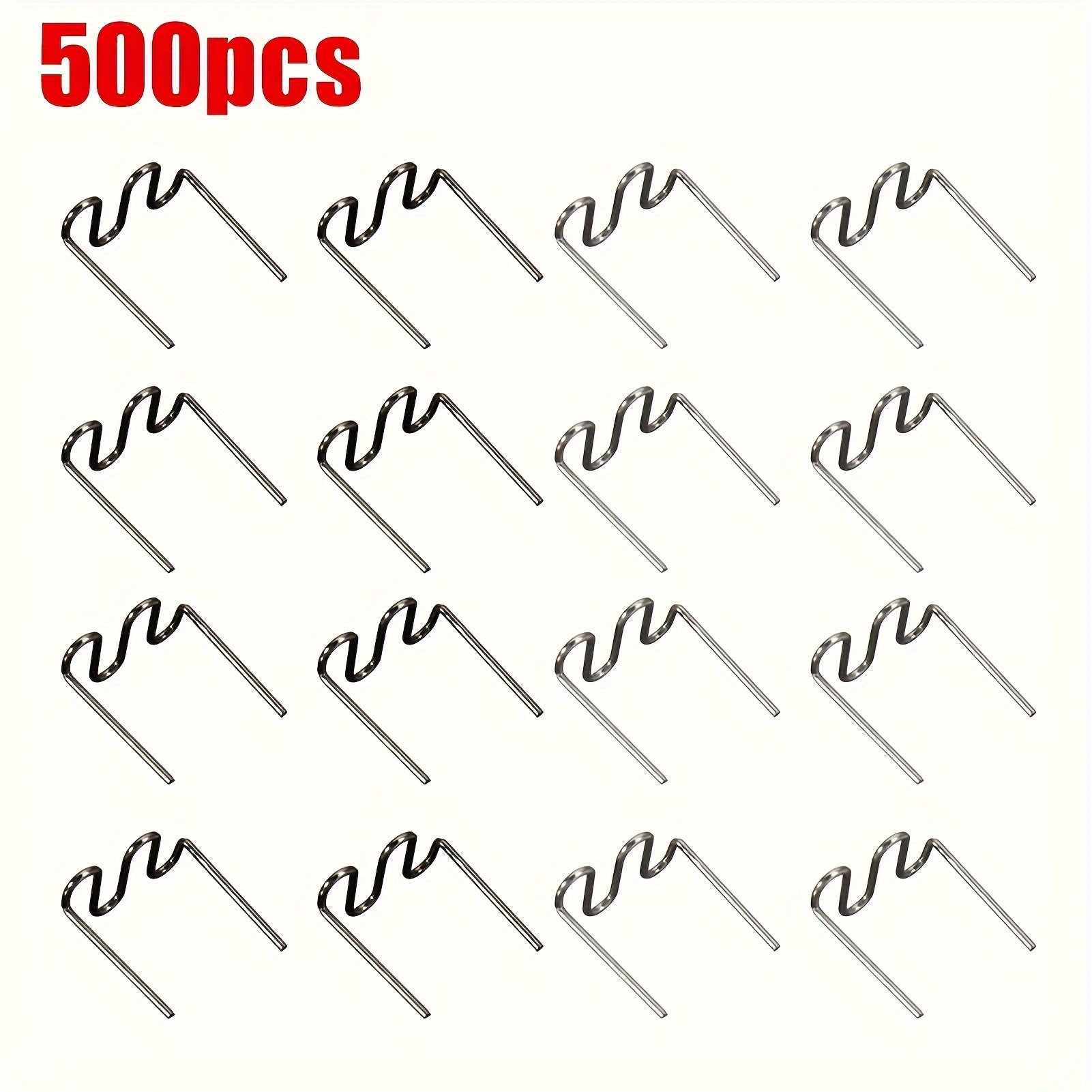 500pcs Tungsten Steel Hot Melt Nails for Automotive Repair, Rust-Resistant
