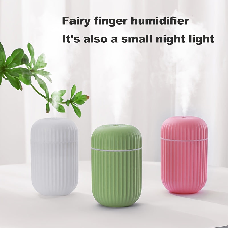Мини-портативный USB-увлажнитель с ночником, ароматерапией, 200 мл