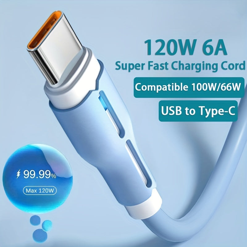 Fast Charging USB C Cable for Mobile Phones Data Transfer High-Speed Durable