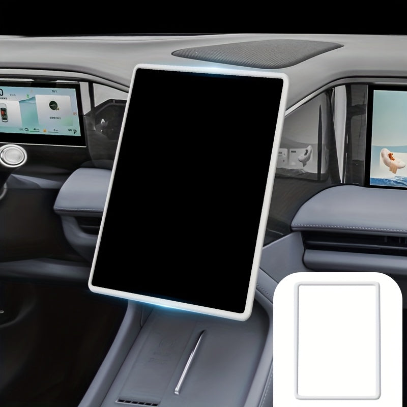 Avtomobil ichki qismi silikon ramka markaziy konsol aksessuari 32.51 sm Elektr avtomobil SUVlariga mos keladi