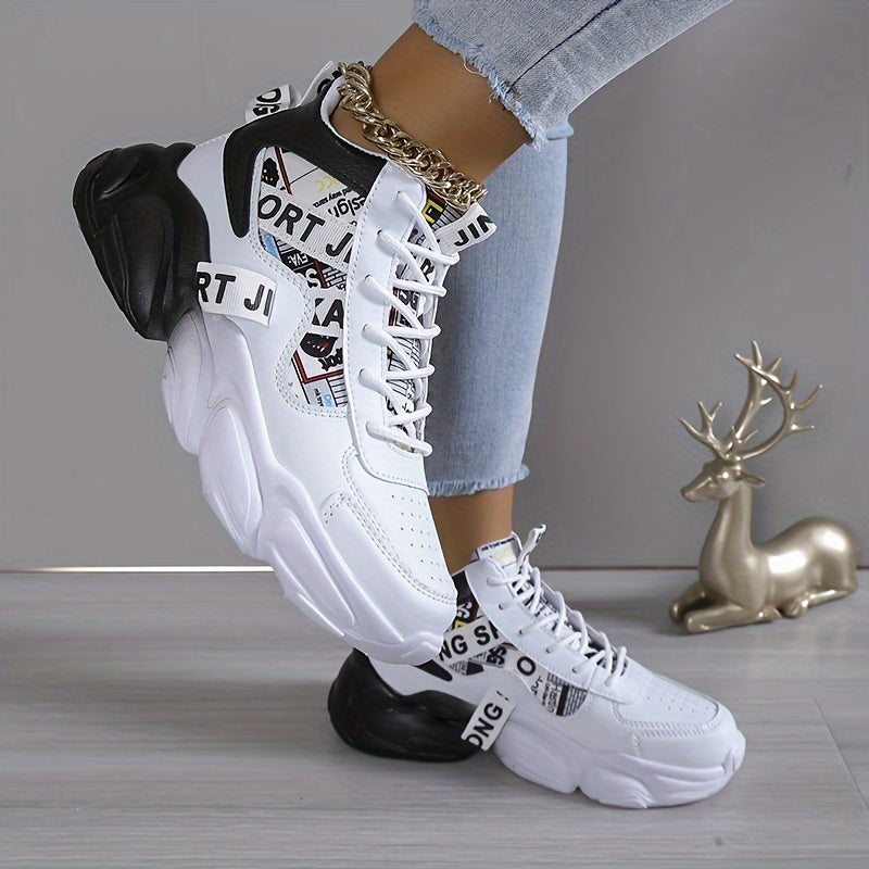 Men's Leather High-Top Autumn Basketball Shoes