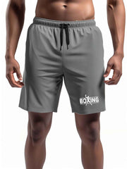 Plus Size Boxing Shorts for Big and Tall Athletes Polyester Casual Woven