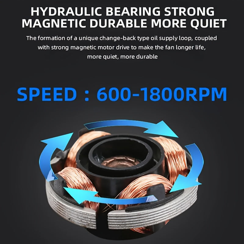 12cm Silent LED Computer Case Fan with Turbo Blades Multi-Color Lighting Black White