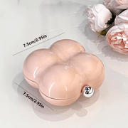 Unisex Floral Portable Pill Organizer 7 Compartments Compact Medicine Box