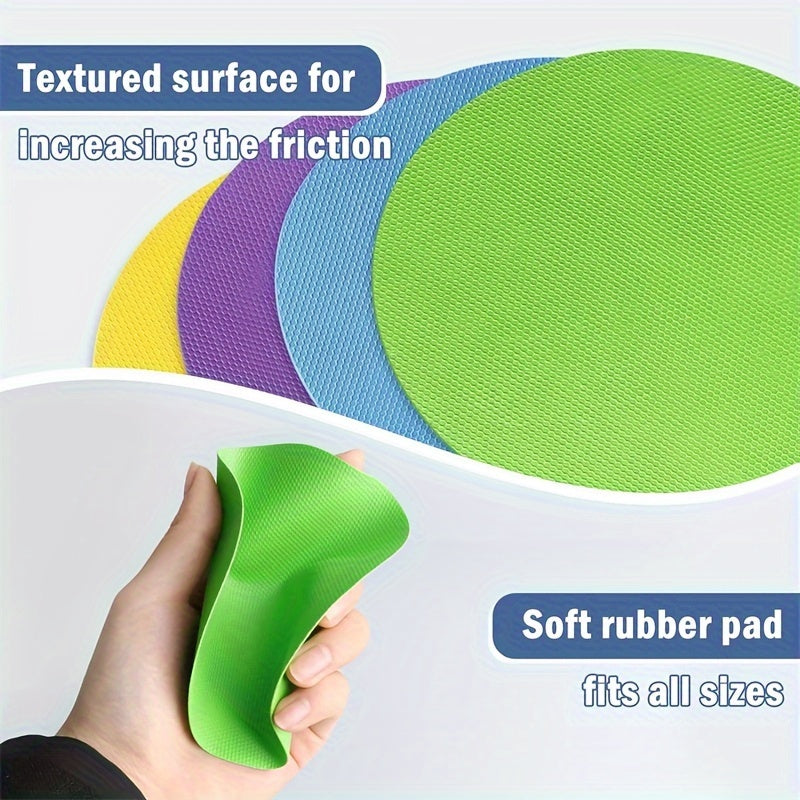 Rubber Jar Opener Pads Non-Slip Gripper Pads for Easy Opening Set of 4