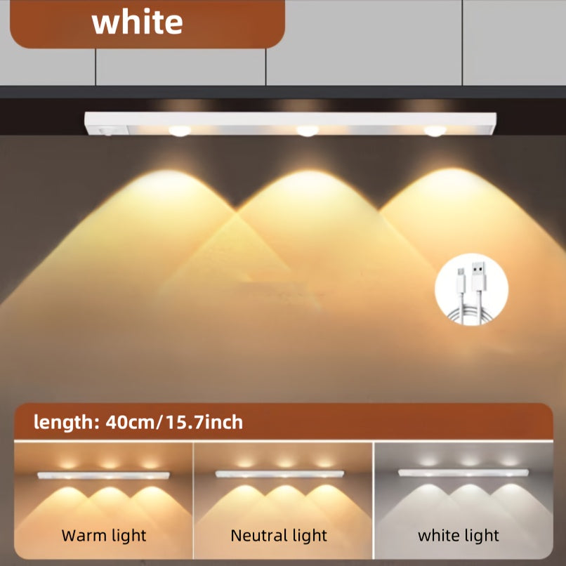 Wireless LED Motion Sensor Lights No Wiring Needed for Indoor and Outdoor Use