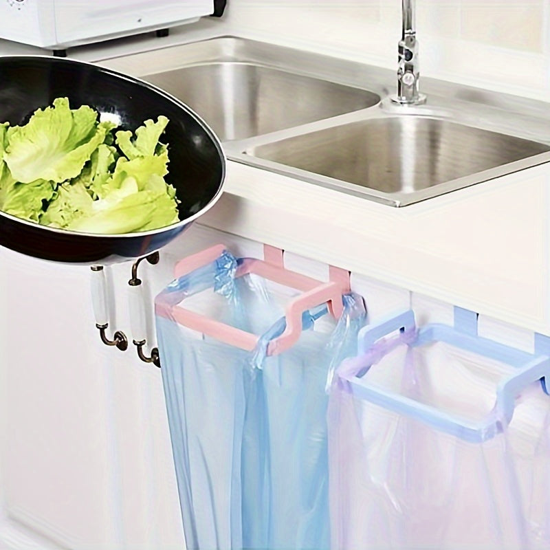 Durable Plastic Storage Rack for Dorms Bathrooms and Kitchens Organizer for Trash Bags Towels and Groceries