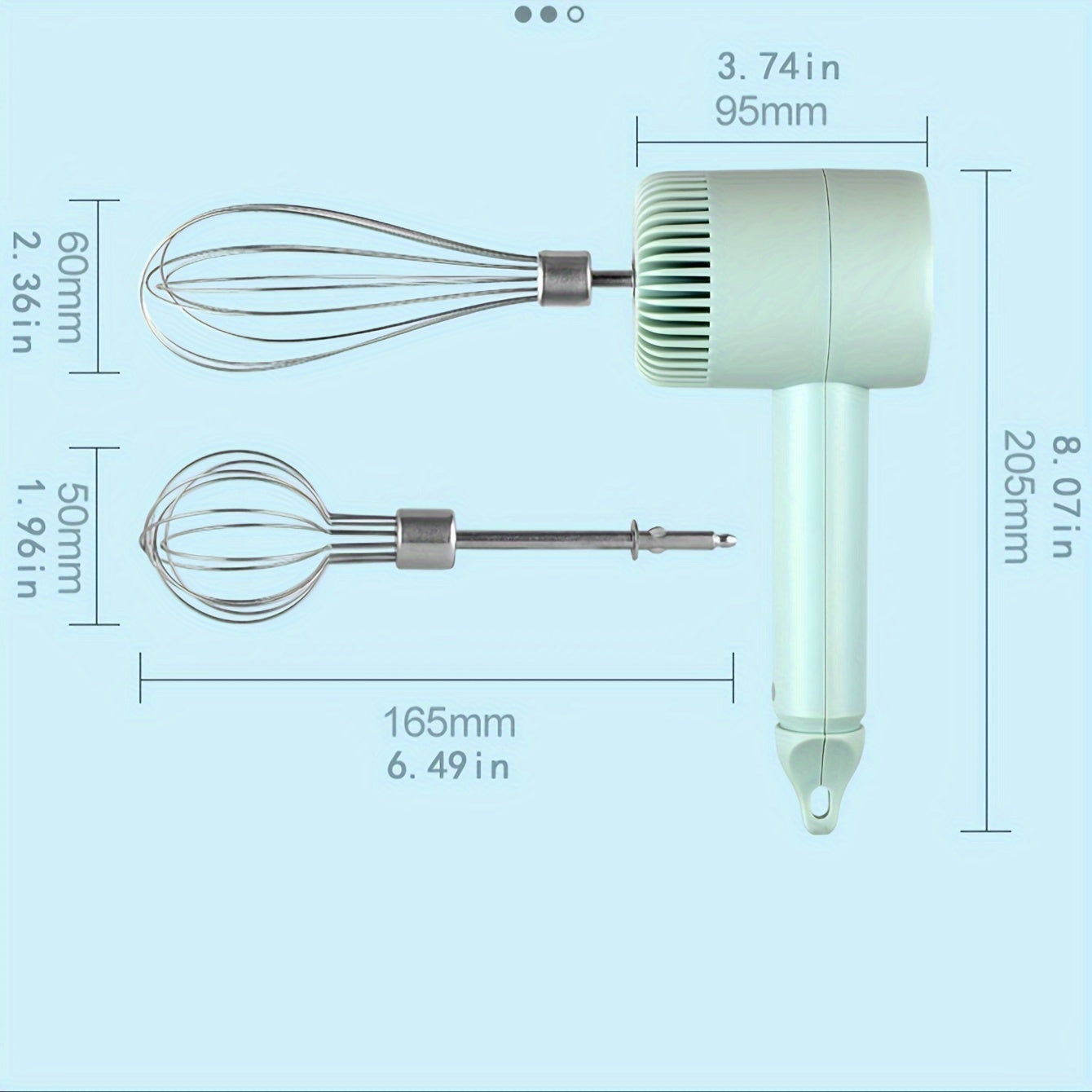 Electric Handheld Egg Beater Mixer for Baking Cream Whipping