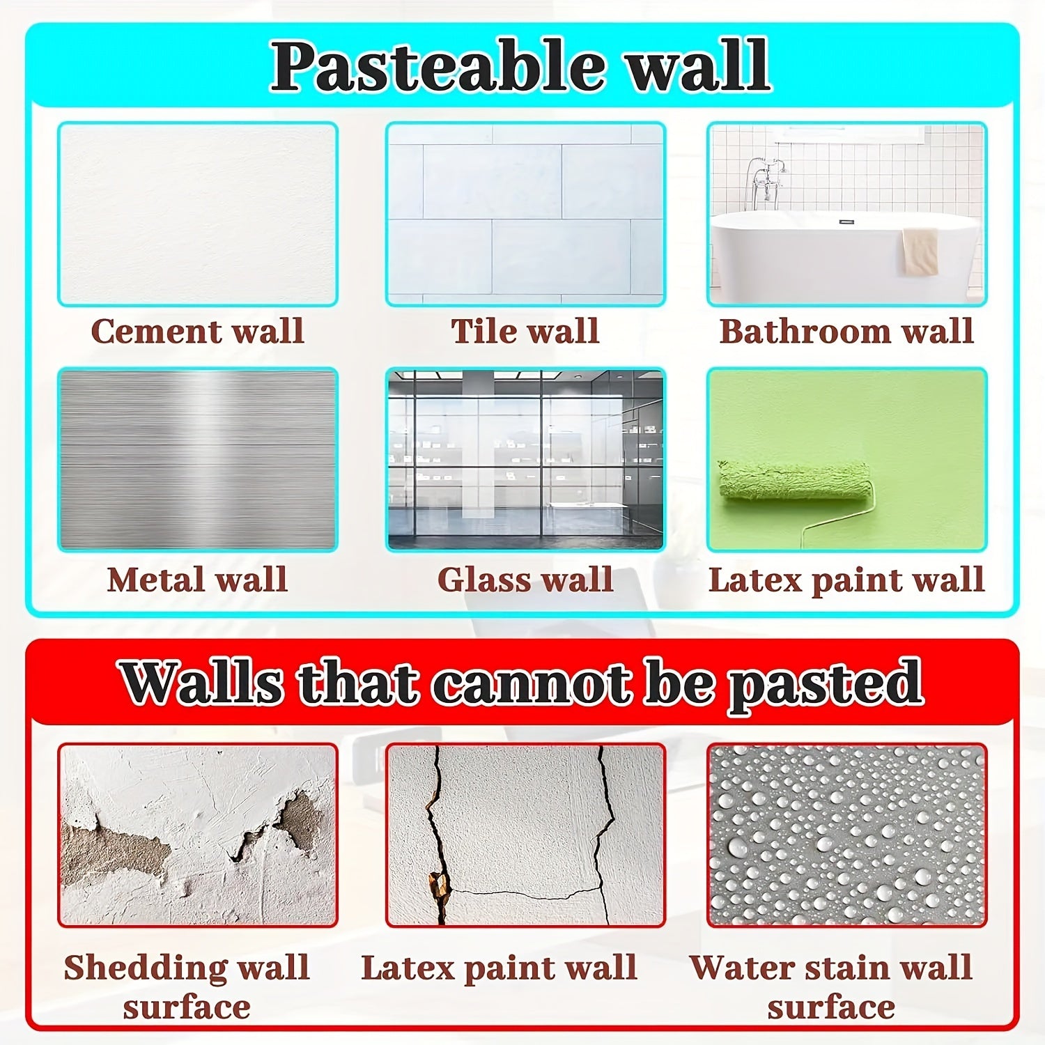 Reusable Waterproof Double-Sided Adhesive Tape for Wall Stickers and Household Use