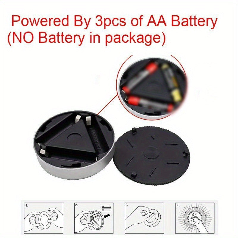 Wireless Battery-Free LED Night Light 3 Pack for Cabinets Hallways Bathrooms Bedrooms