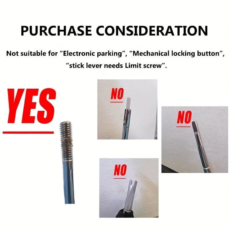 Palanca de cambios con luz táctil LED de cristal para coches manuales y automáticos