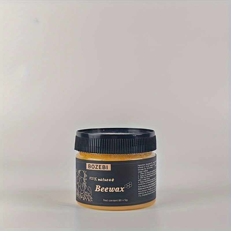 Beeswax Block 80g for Wood Furniture Polishing and Floor Maintenance