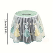 Multi-Functional Lace Fabric Dust Cover for Air Fryers and Kitchen Appliances