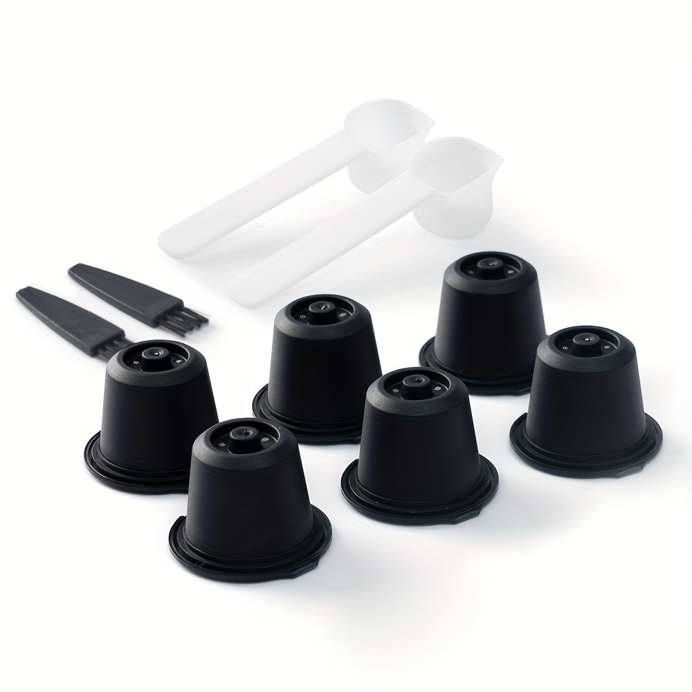 Reusable Plastic Capsule Oil-Free Spoon Brush 3Pcs or 6Pcs for Kitchen