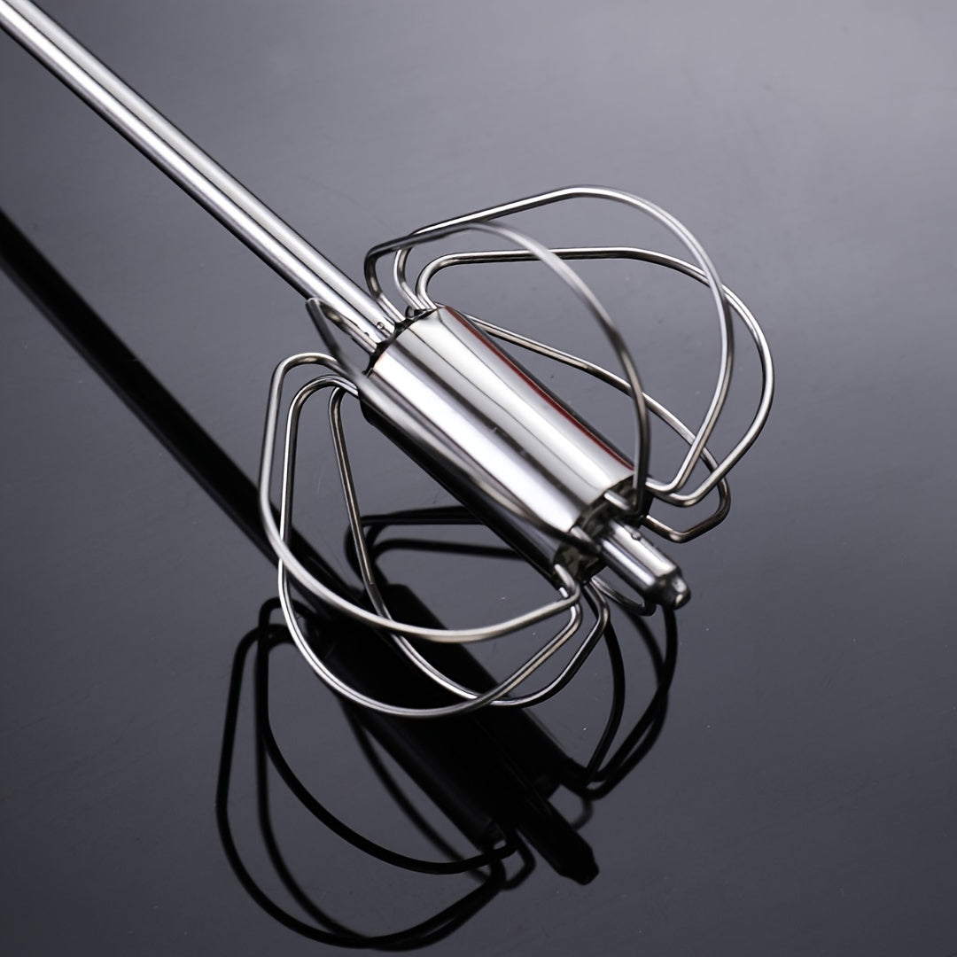 Stainless Steel Hand Egg Whisk for Effortless Beating and Stirring