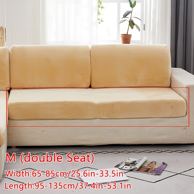 Velvet divan qoplamasi qishki iliqlik va barcha mavsumlar uchun to'liq qoplama ta'minlaydi. Cho'ziluvchan, changdan himoyalangan va elastik mato bilan tozalash oson. Orqa tayanch va yostiq qoplamasi uchun sirpanmas xususiyatlarni o'z ichiga oladi.