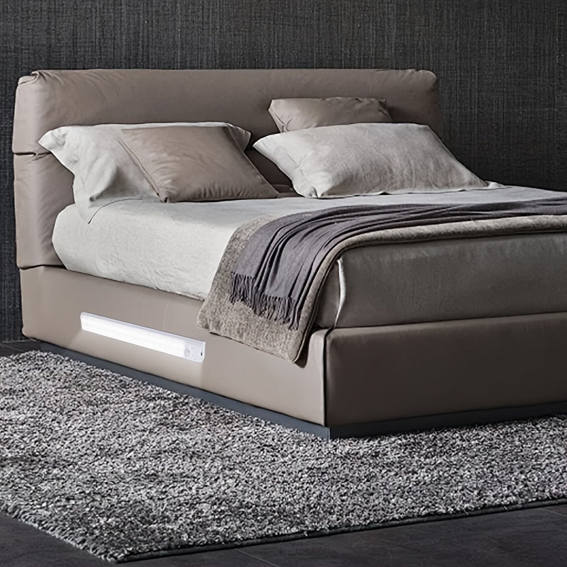 Умный светодиодный светильник с датчиком движения, USB-заряжаемый, 3 режима яркости, беспроводная установка, идеально подходит для шкафов, кладовок, спален, ванных комнат и лестниц.