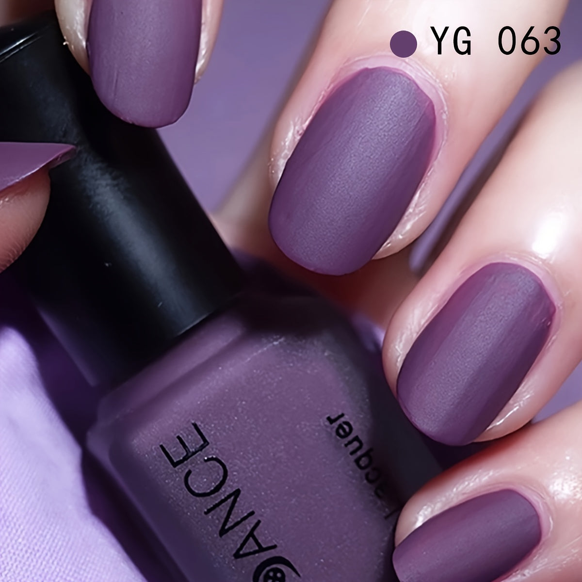 Women Velvet Matte Nail Polish 6ml Multi-Color Long-Lasting Frosted