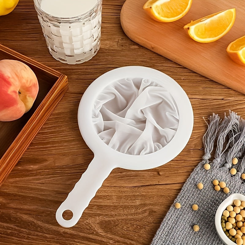 Ultra-Fine Mesh Strainer 200-Mesh Food-Safe Plastic Kitchen Sieve for Juices and Yogurt