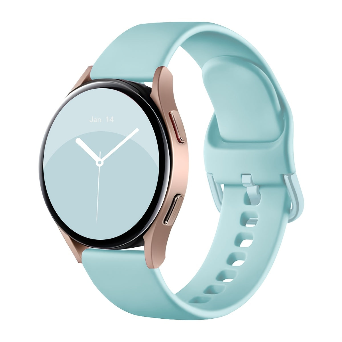 Klassik bir rangli silikon soat to'plami, turli Samsung Galaxy Watch modellari, jumladan Active 2, Watch 5 Pro va Watch 6 Classic bilan mos keladigan qora kamar bilan. 20mm yumshoqni o'z ichiga oladi.