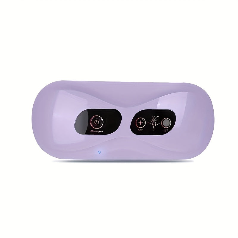 USB orqali zaryadlanadigan qorin massajchisi, issiqlik, tebranish, uyda foydalanish uchun zamonaviy dizayn, dam olish va sog'liqni yaxshilash uchun.