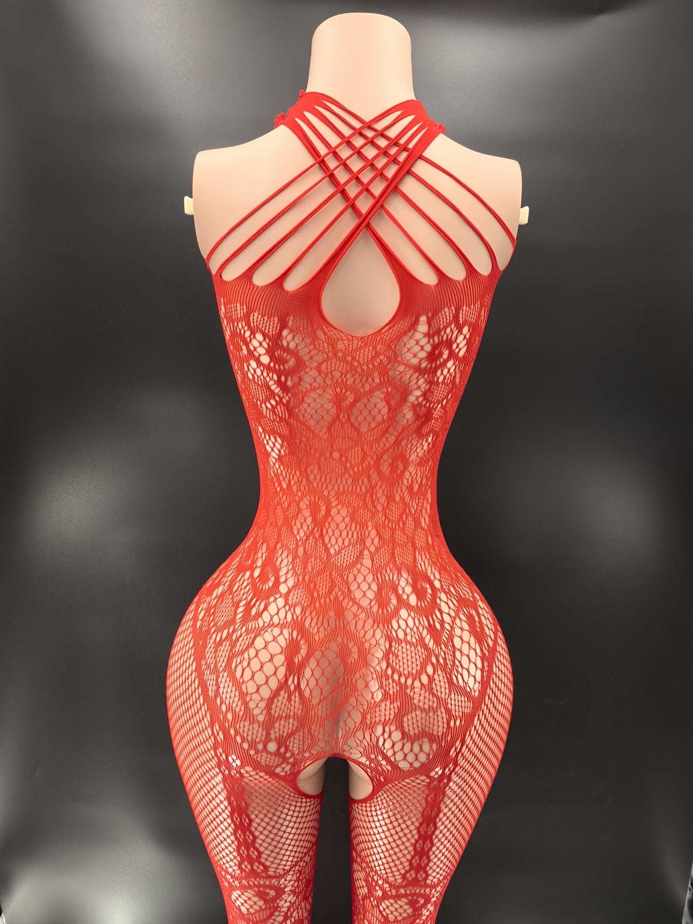 Medias de malla de talla grande para mujer con jacquard hueco y cuerpo de malla floral