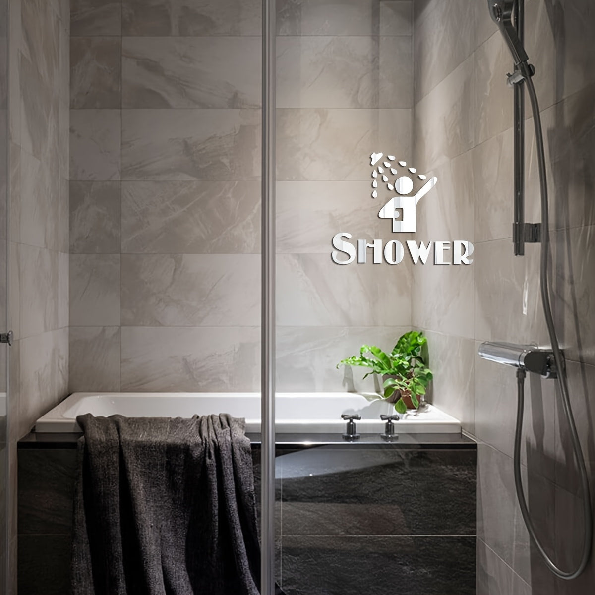 Vannaxonasi shisha eshiklari va devorlar uchun yuviladigan devor stikerlari, oson qoʻllash