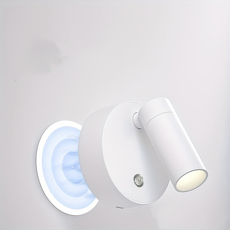 Modern LED Wall Sconce Touch Control Rechargeable Lithium Battery