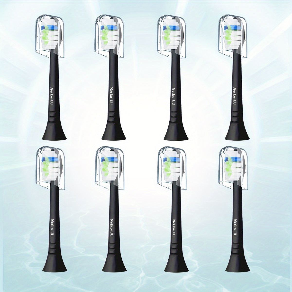 cabezales de cepillos de dientes de repuesto para cepillos de dientes eléctricos, compatibles, blanco