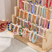 Multi-Layer Wooden Jewelry Organizer for Necklaces Bracelets and Earrings
