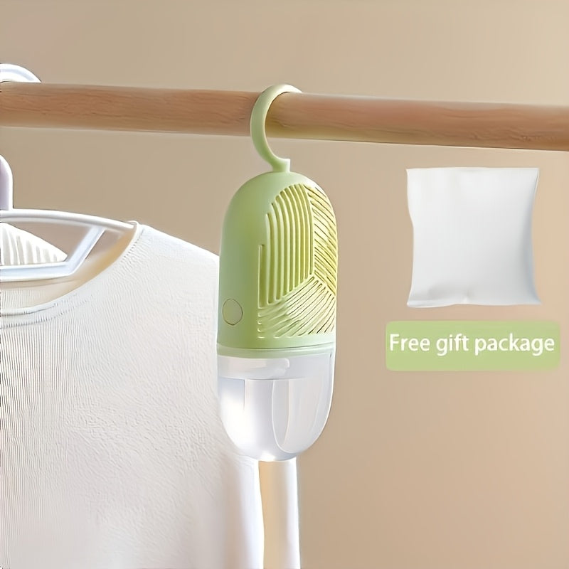 Small Plastic Manual Dehumidifier for Wardrobes and Shoe Cabinets High Water Absorption Energy-Free