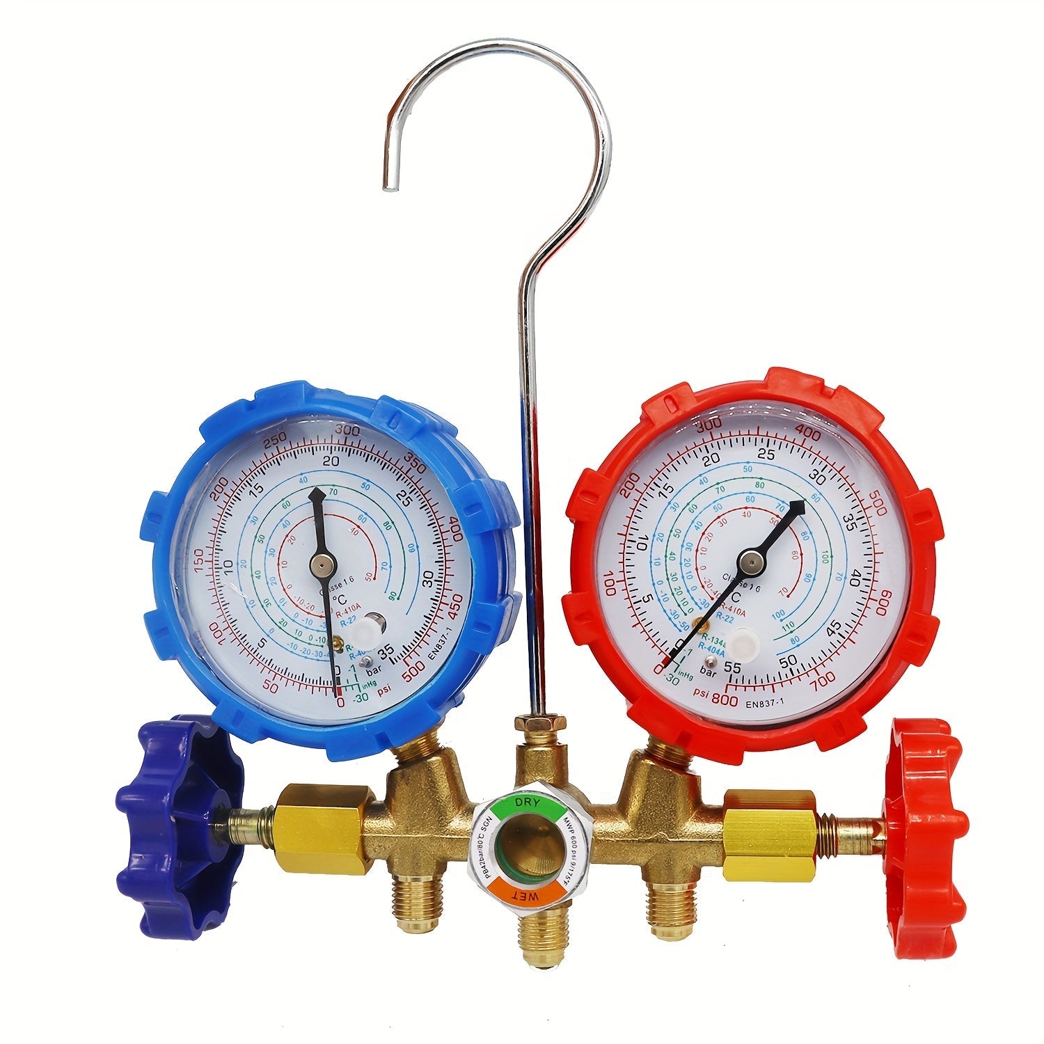 High-Quality Fluorine Meter Set with R410A Adapter for HVAC Use