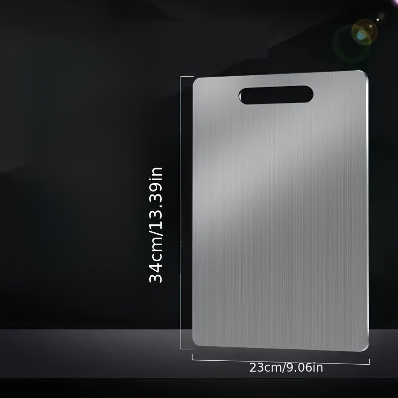 Доска для нарезки из нержавеющей стали 304, двухсторонняя, утолщенная, для кухни и ресторана