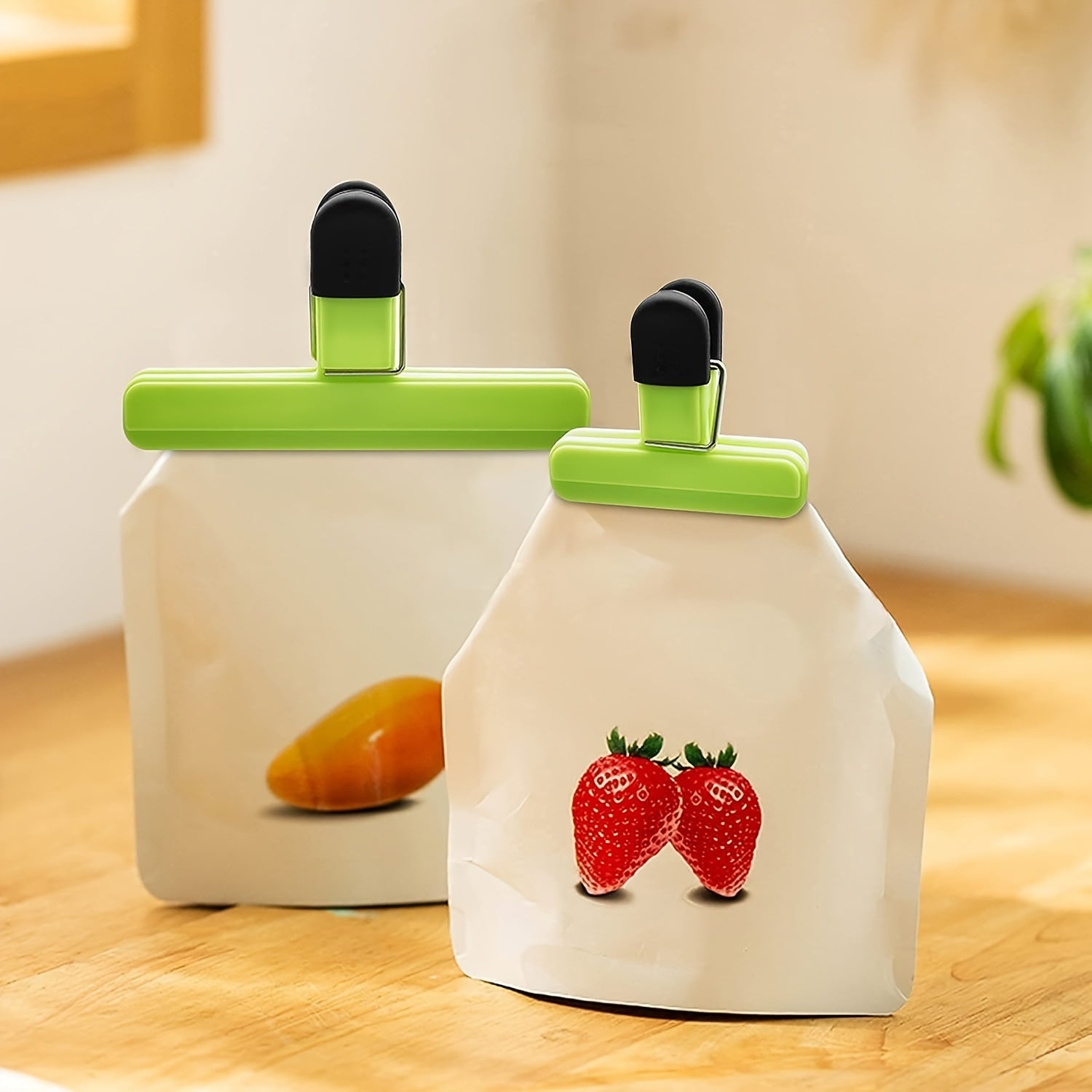 Food Bag Chip Clips Pack of 3-24 Heavy Duty Airtight Moisture Proof Storage