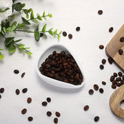 White Porcelain Coffee Bean Dosing Cup for Tea and Coffee Enthusiasts