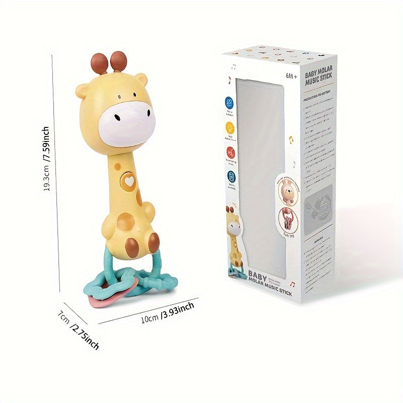 Baby Teething Toy Bundle with Rattles and Plush Rings for Infants