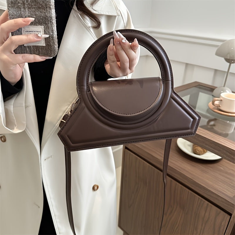 Women's PU Street Style Handbag for Daily Commute