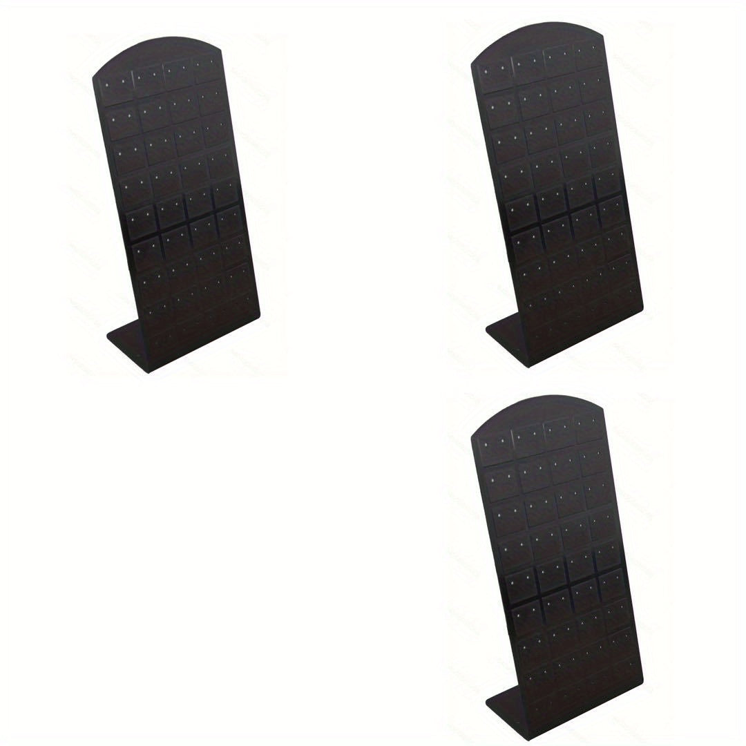 Akril zargarlik buyumlarini tashkil etuvchi, 72 ta quloq sirti teshikli saqlash qismi bilan ko'rsatkich