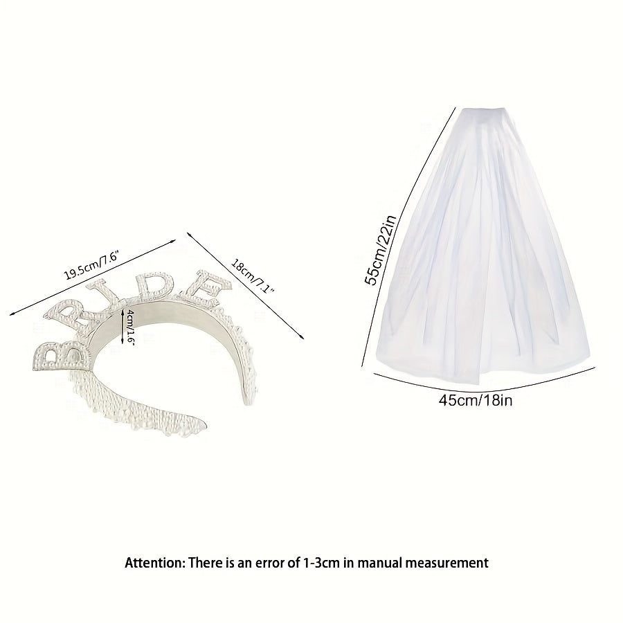 Diadema de novia con perlas falsas, accesorio para el cabello de princesa para novias